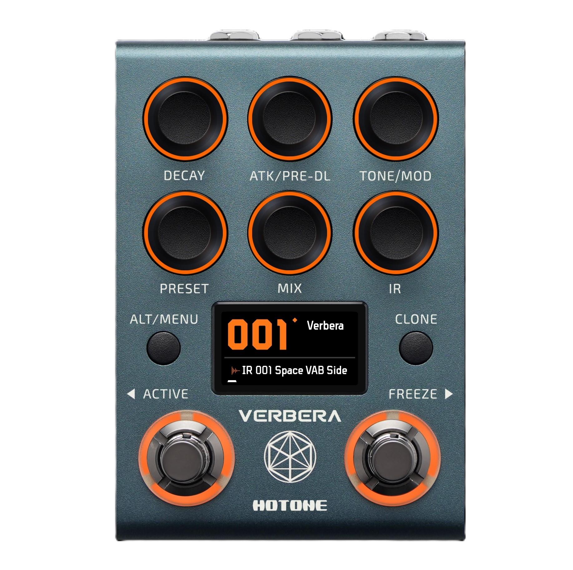 HOTONE VERBERA コンボリューション・リバーブ Hotone Verbera Convolution Dual Reverb Pedal - Andertons Music Co.